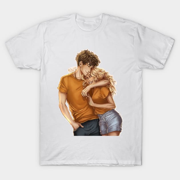 Percy and Annabeth T-Shirt by ritta1310